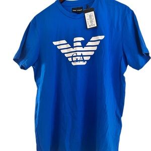 Emporio Armani Vibrant Blue Short Sleeve Tee